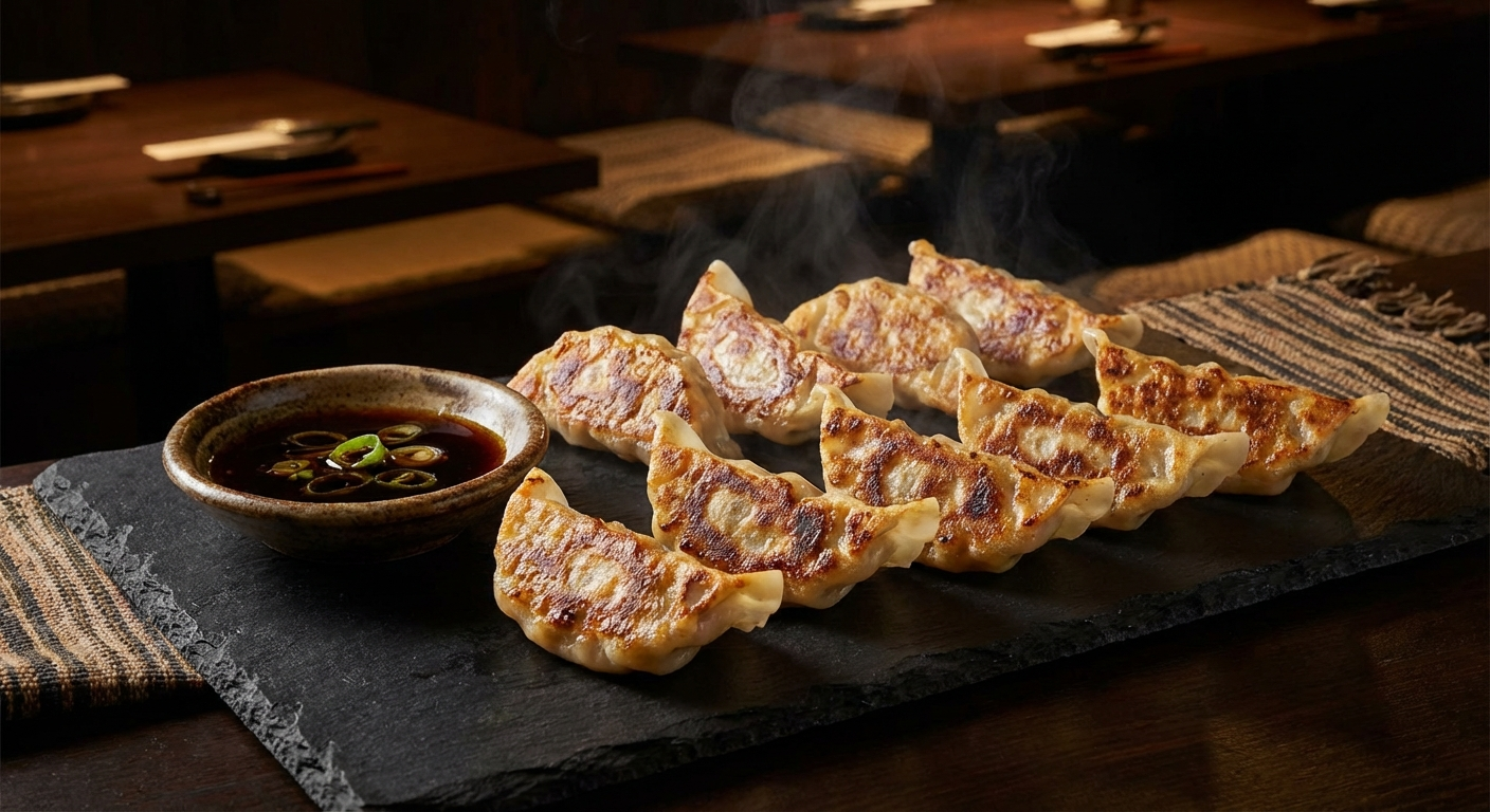 Pan-fried Gyoza